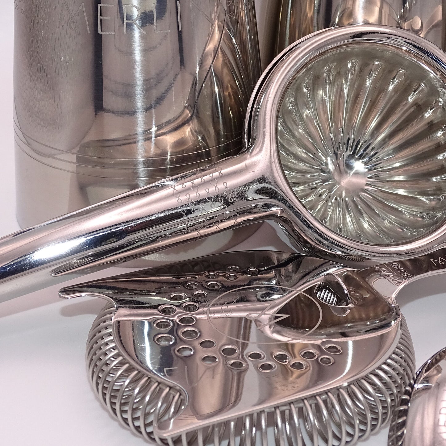 *THE TRIPLE DOUBLE SINGLE* 3x Cocktail Set Bundle "Merlin" By Bonzer