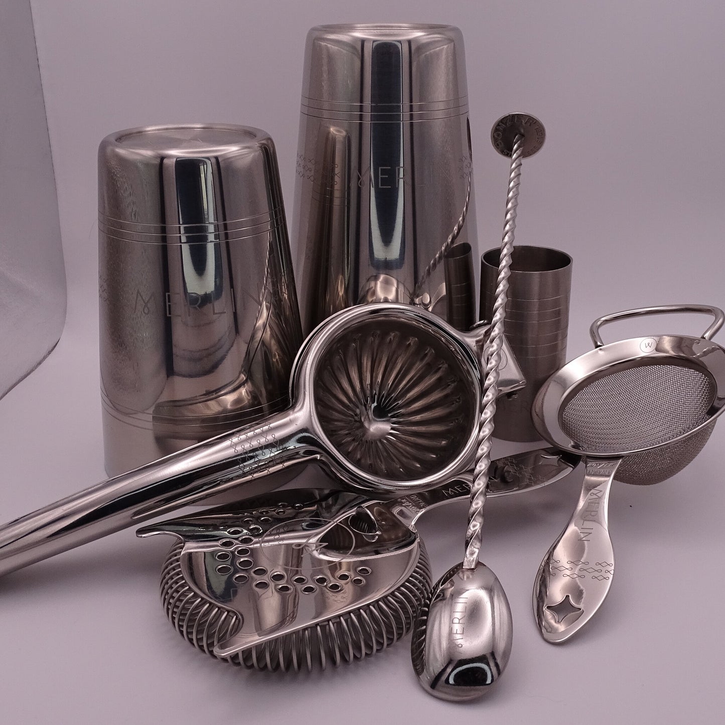 *THE TRIPLE DOUBLE SINGLE* 3x Cocktail Set Bundle "Merlin" By Bonzer